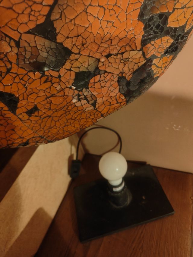 Lampada in mosaico di vetro stile etnico