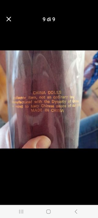 3 China dolls da collezione originali 