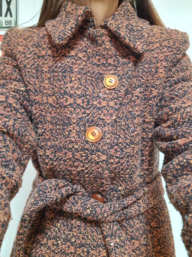 Cappotto in lana kimono nuovo tg40. ITA