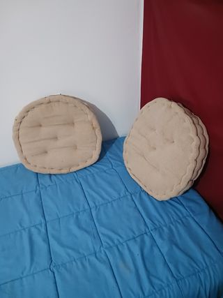 Due cuscini rotondi