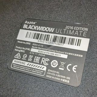 Tastiera Razer Blackwidow