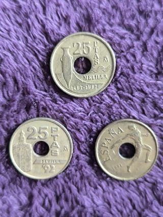 25 pesetas 