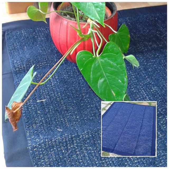 Alfombra 140x190 azul marino con o sin brillos