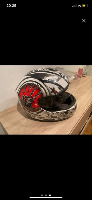 Casco integral moto