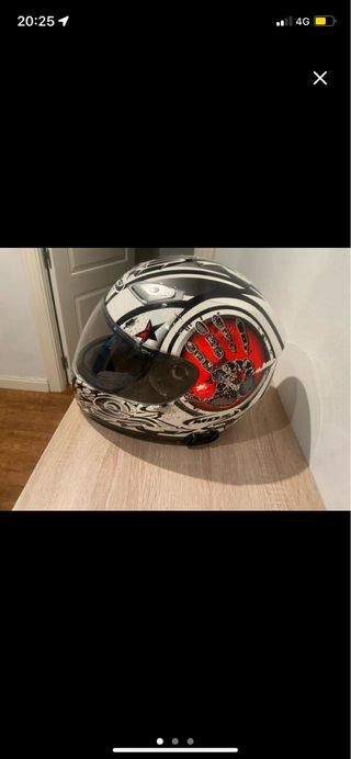 Casco integral moto