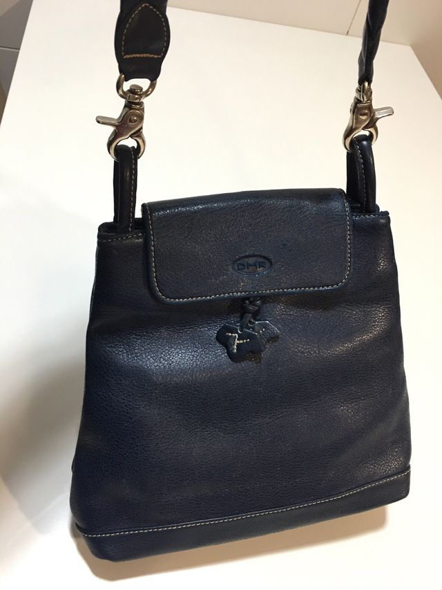 Bolso piel de hombro marca DMR