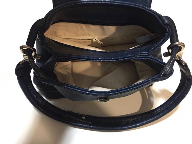 Bolso piel de hombro marca DMR