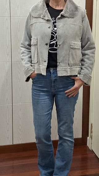 Chaqueta piel sintética 