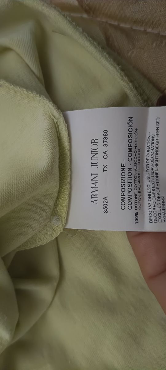 T-shirt Armani ragazzo 16 anni