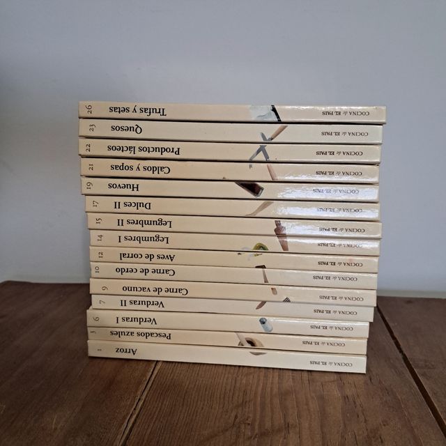 Libros cocina. Todos 5 euros