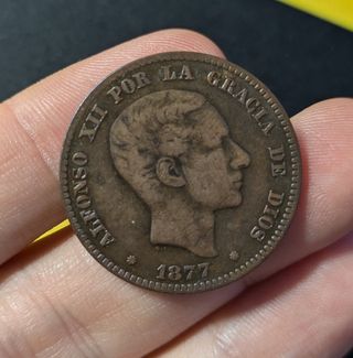 Lote 10 céntimos 1877+1878+1879 + Regalo