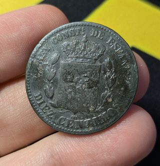 Lote 10 céntimos 1877+1878+1879 + Regalo