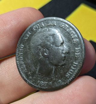 Lote 10 céntimos 1877+1878+1879 + Regalo