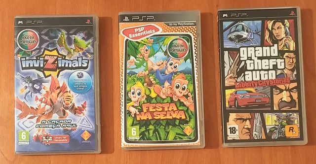 5 jogos completos para PSP