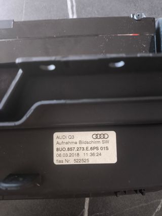 Pantalla multifunción Audi Q3