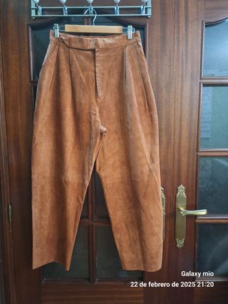 Pantalón vintage piel