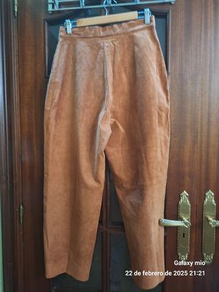 Pantalón vintage piel