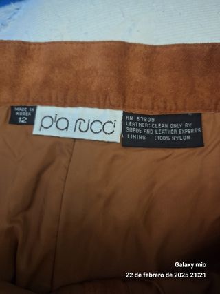 Pantalón vintage piel