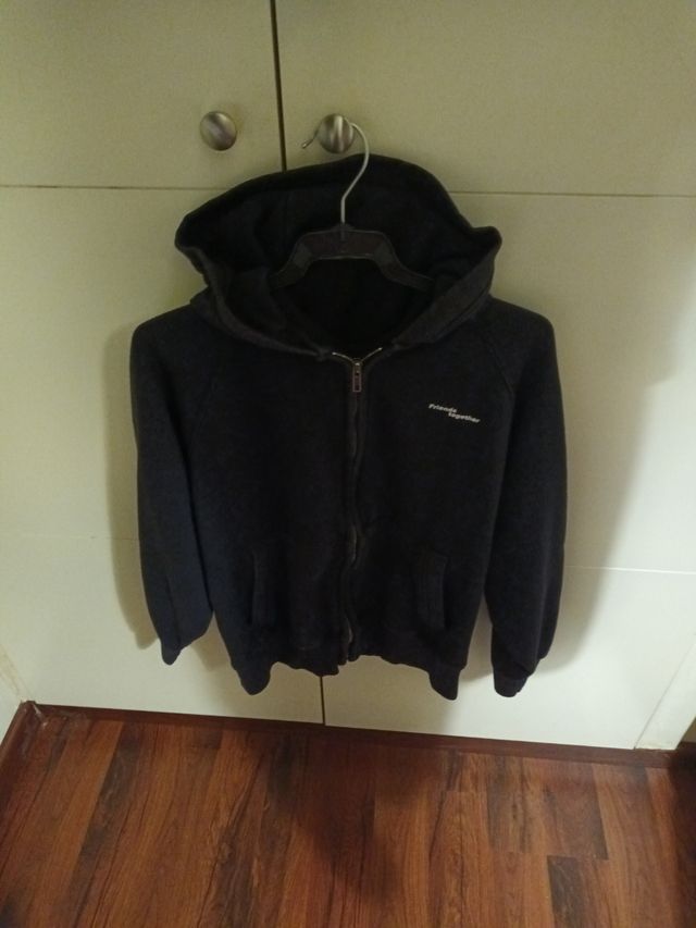 Sudadera niño azul marino capucha