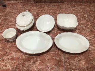 Vajilla antigua porcelana