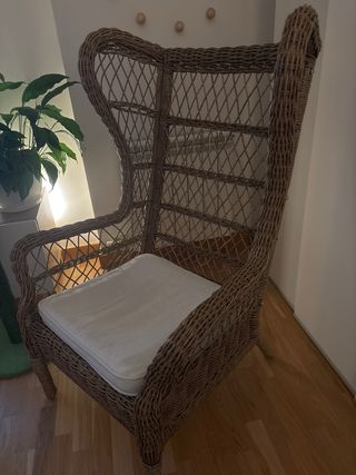 Silla de ratan de Ikea