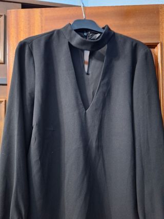 Blusa negra señora