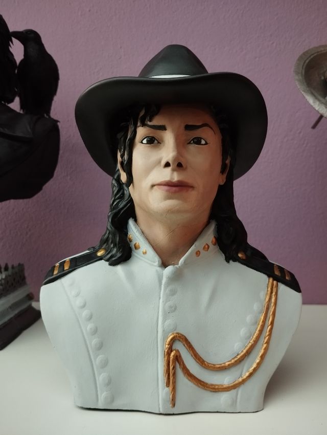 Busto in resina MJ Black White