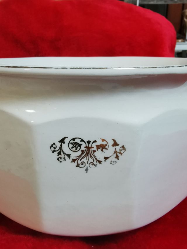 Vaso da notte antico ceramica Laveno