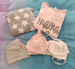 Pack sujetadores y camisones lactancia