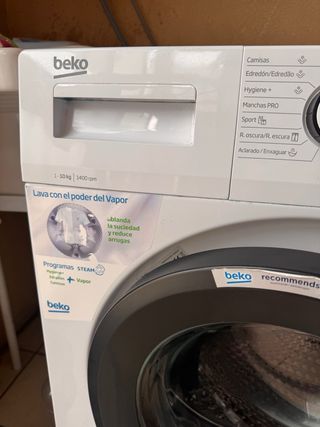 Lavadora  Beko WTA 10712 XSWR 10 kg 