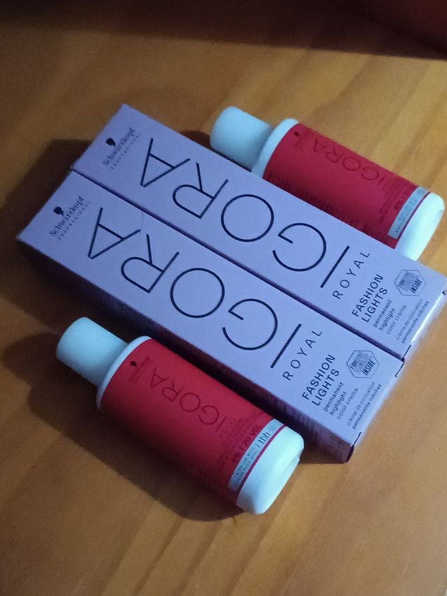 TINTES IGORA TONOS ROJIZOS