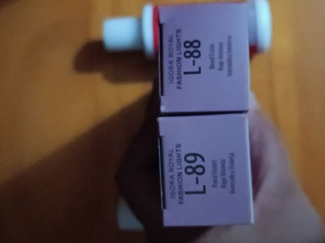 TINTES IGORA TONOS ROJIZOS