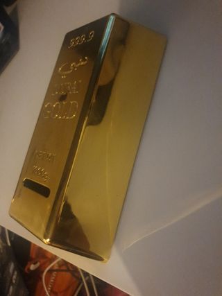 Lingotto d'oro salvadanaio
