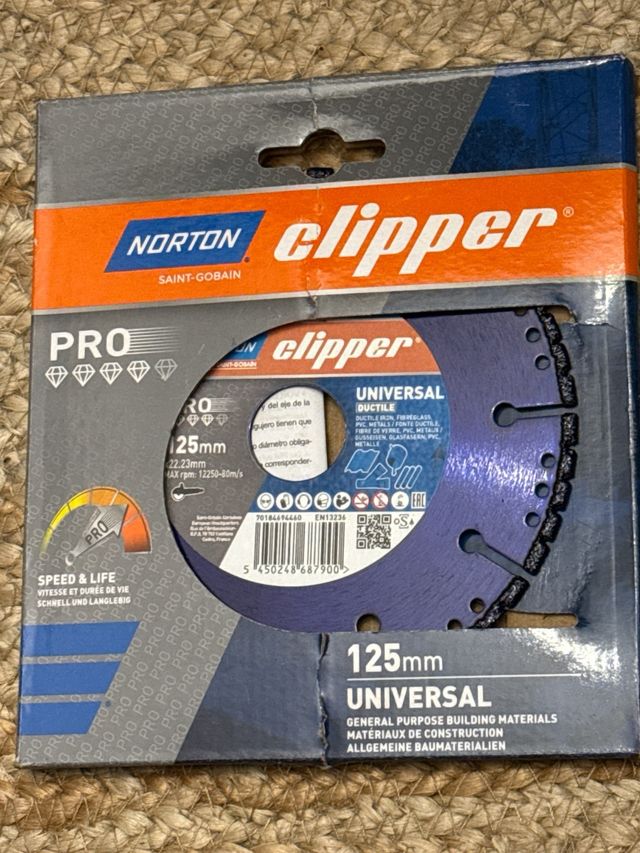 Disco diamante amoladora 125mm