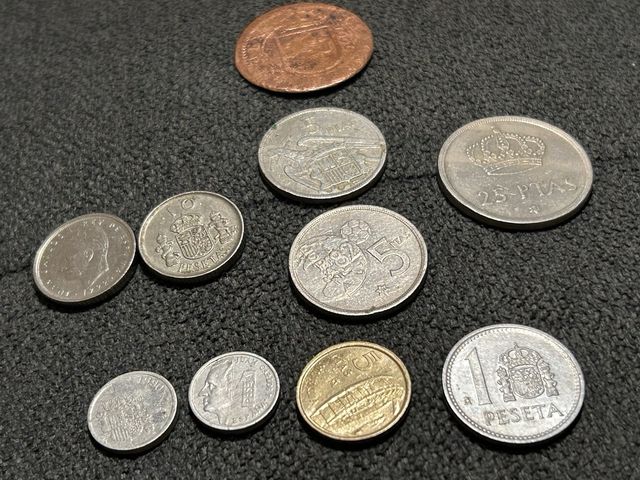 Lote monedas diferentes años