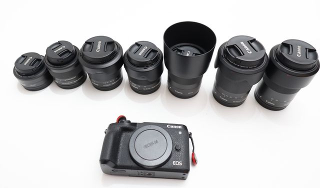 Canon M6 Mark II y los objetivos EF-M