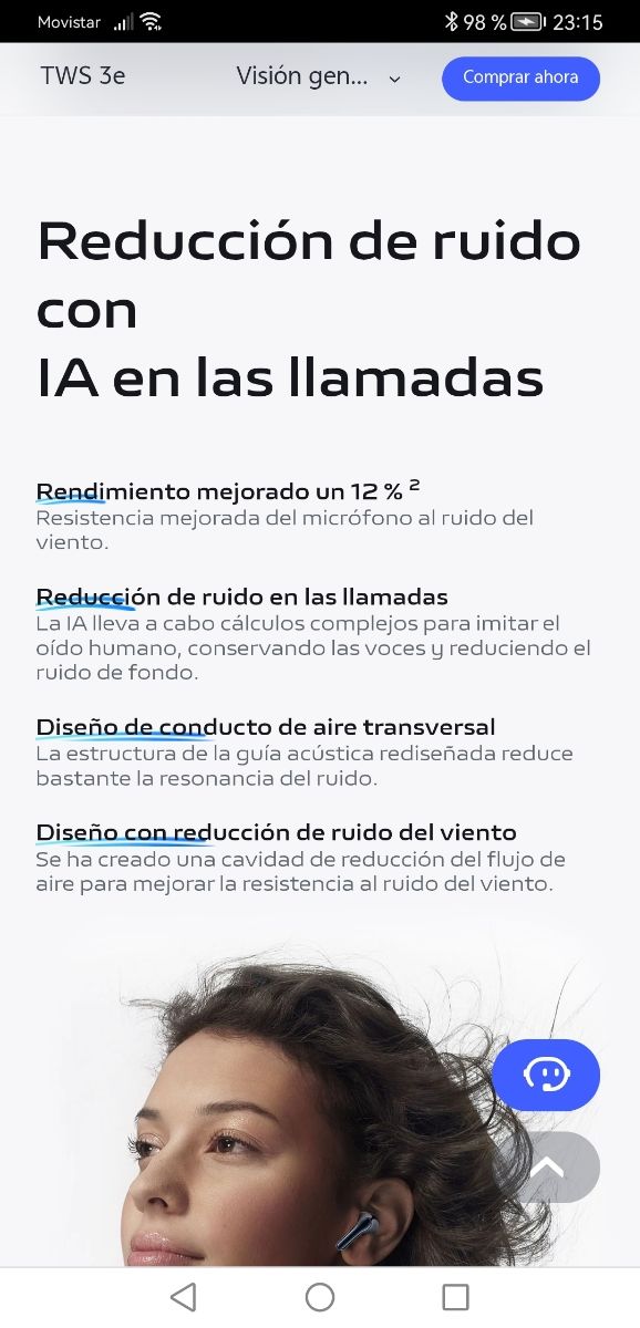 Auriculares nuevos Vivo