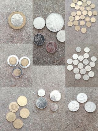 Lotto di lire in monete