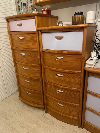 Comoda cajonera pino macizo 