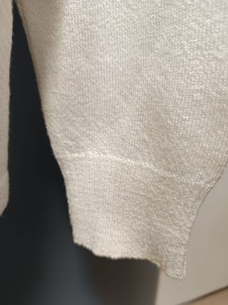 Chaqueta punto mujer M blanca 