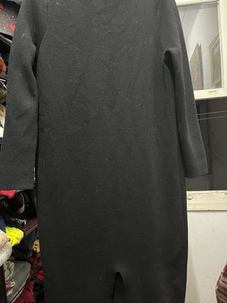 Chaqueta larga negra