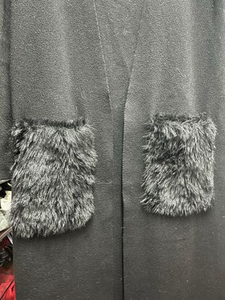 Chaqueta larga negra