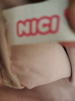 Bolso grande juvenil con dibujos y cinta