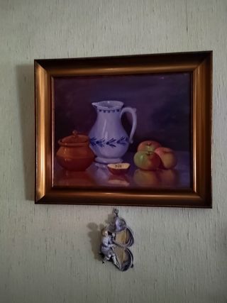 Cuadro al óleo de M. Roca