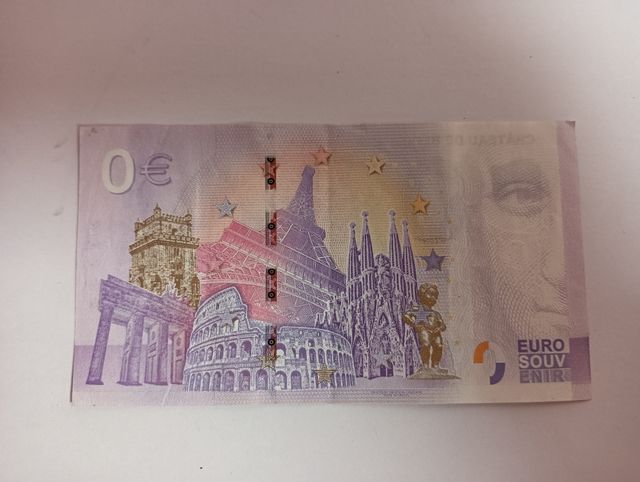 Billete 0 euros. 2022.