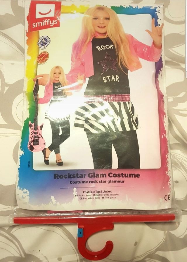 Disfraz de Estrella de Rock T-10-12