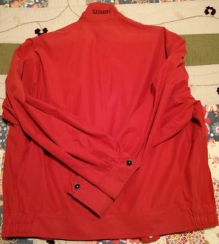 Chaqueta Lacoste Harrington vintage roja