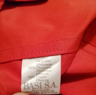 Chaqueta Lacoste Harrington vintage roja