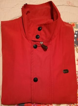Chaqueta Lacoste Harrington vintage roja