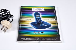 Swatch cordless III blu nuovo con manuale d'uso